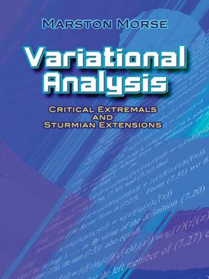 cover image of Variational Analysis